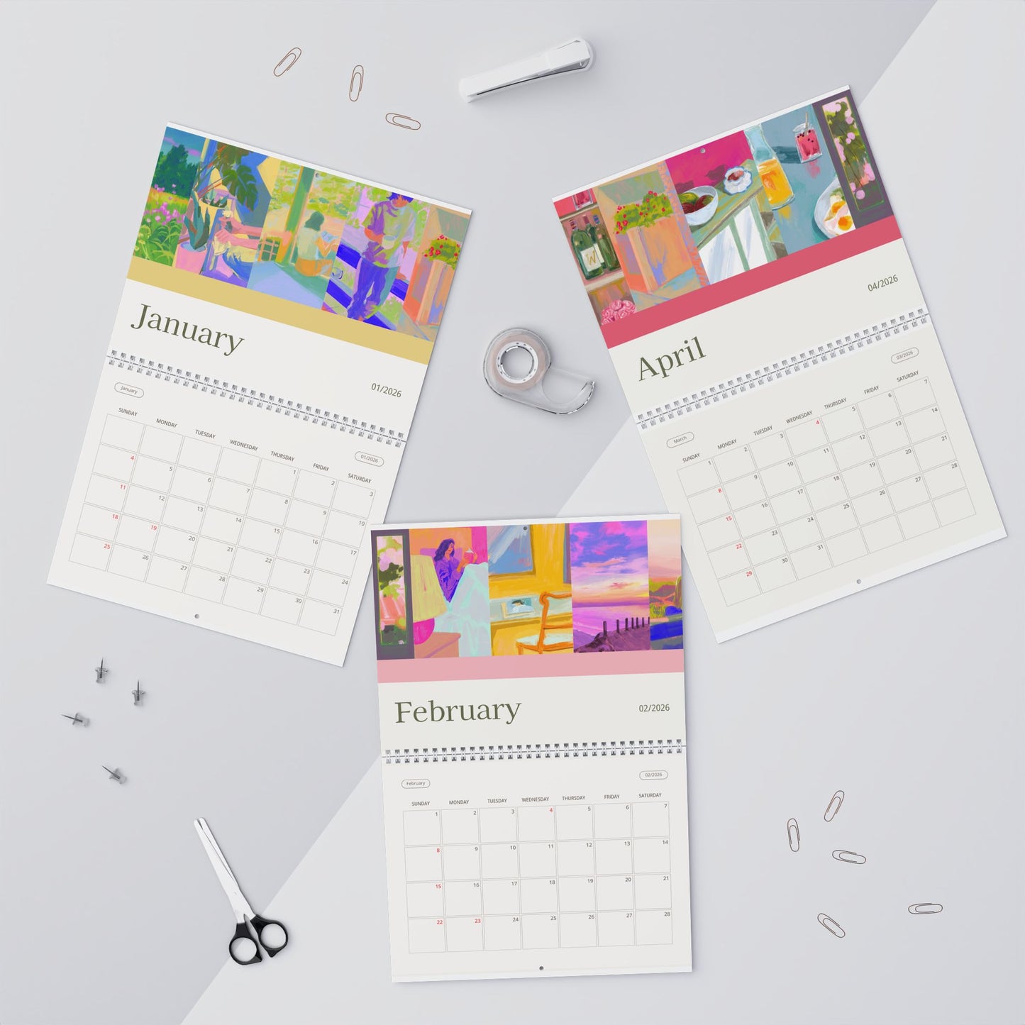 Wall Calendars (Blank)