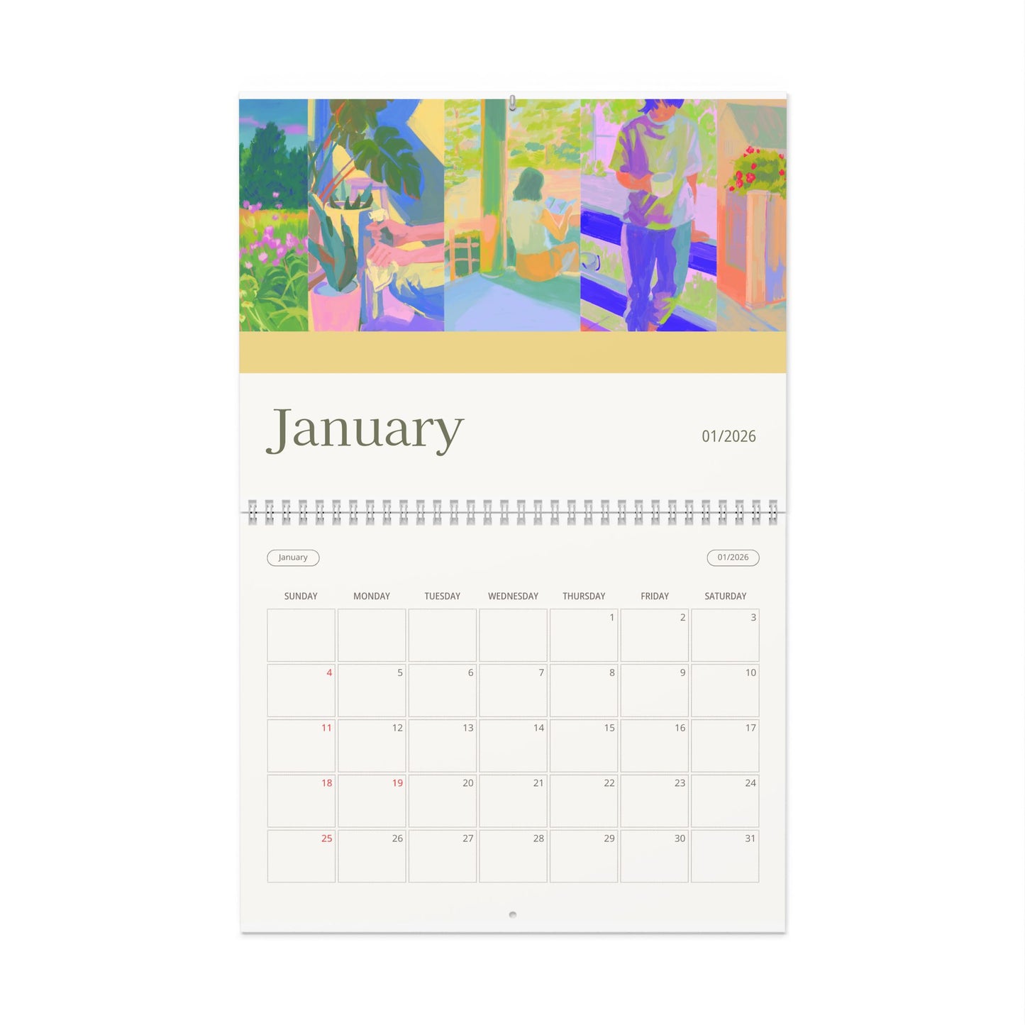 Wall Calendars (Blank)