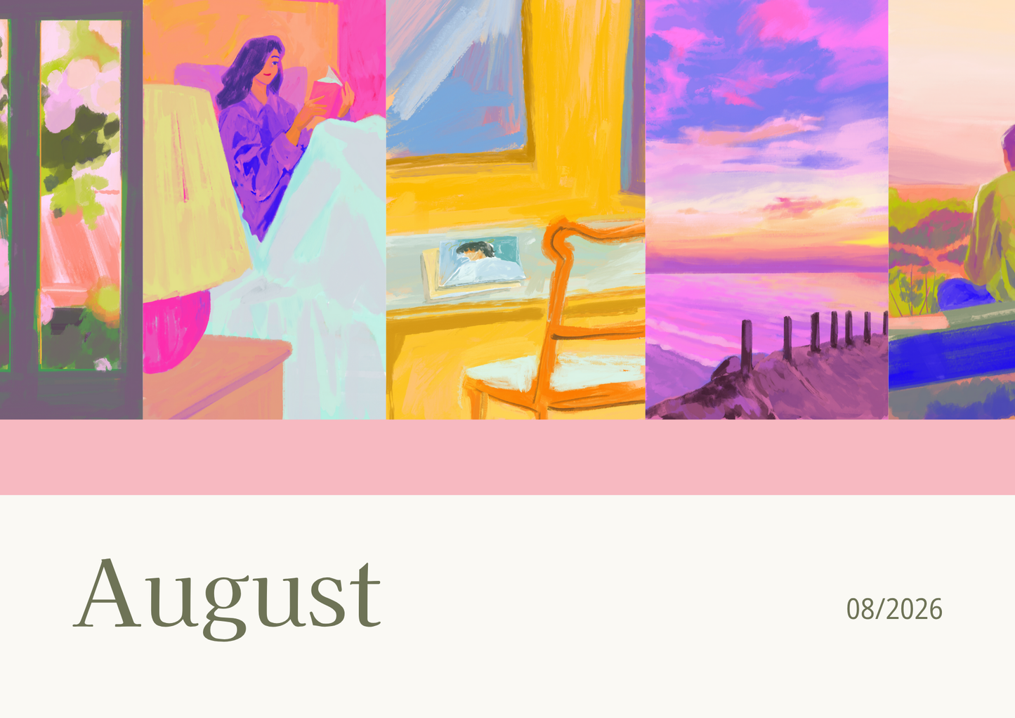 Printable Wall Calendar 2026 - Digital Download (PDF)