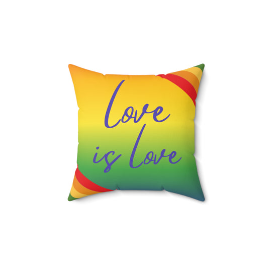 Spun Polyester Square Pillow