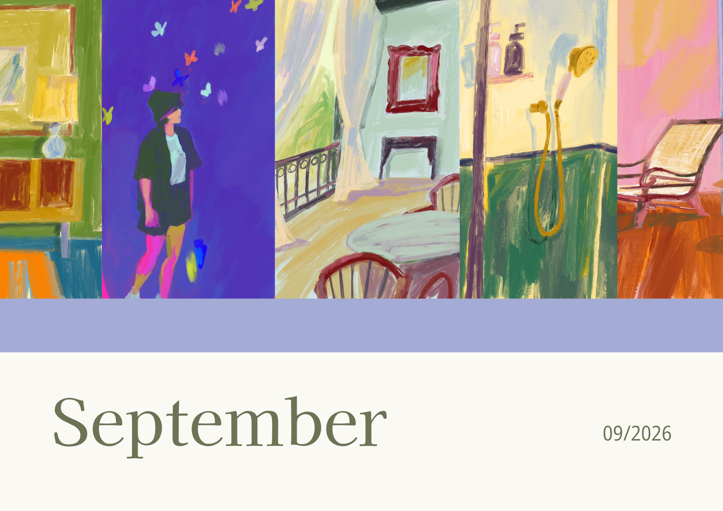 Printable Wall Calendar 2026 - Digital Download (PDF)